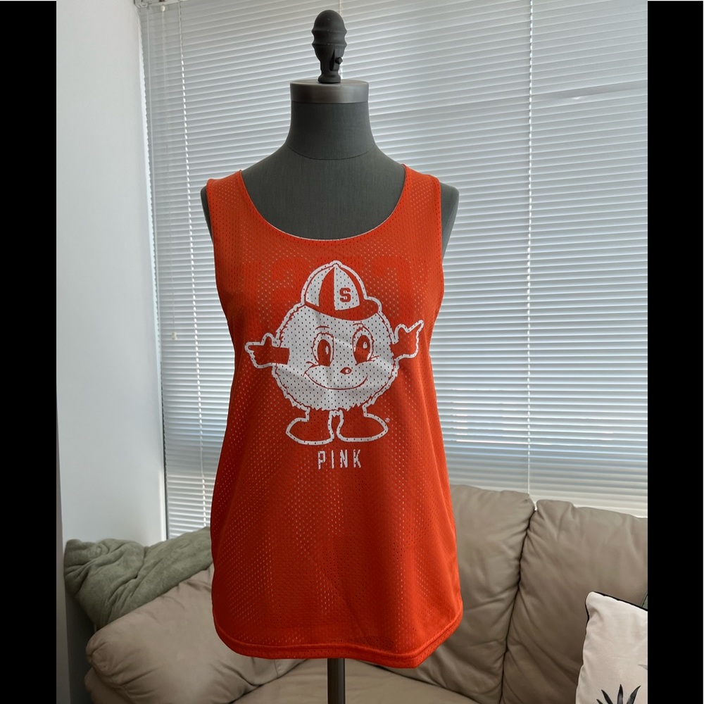 VS PINK Syracuse University Reversible Tank NWOT